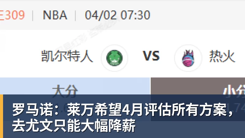罗马诺:莱万希望4月评估所有方案,去尤文只能大幅降薪